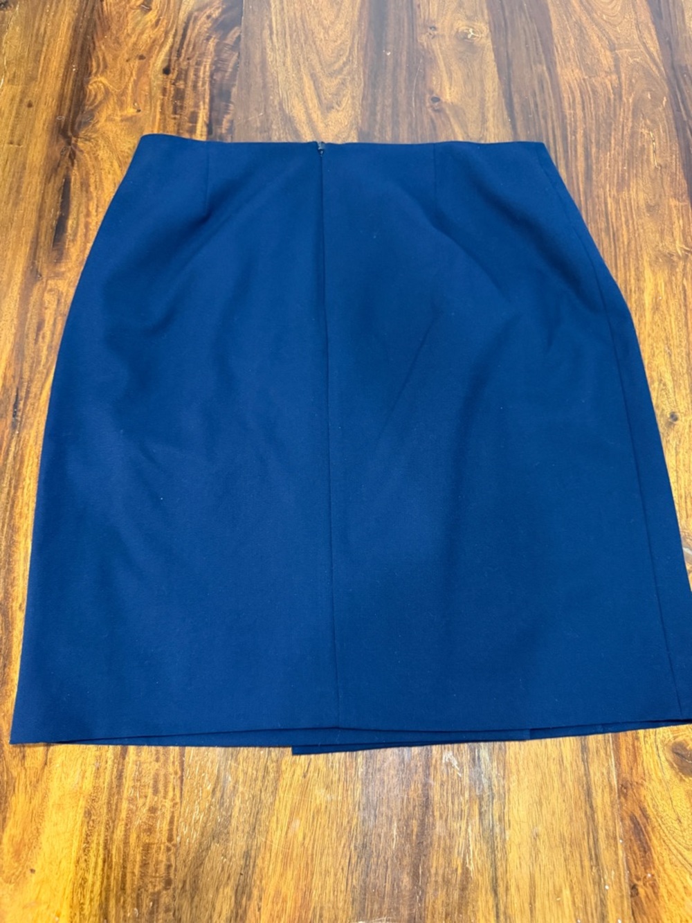 Brooks Brothers 346 Navy Wrap Look Skirt 14 Quiet Luxury Heritage - Picture 5 of 7